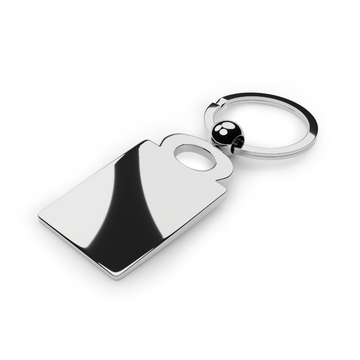 Moonlit Waterfall Rectangle Keyring