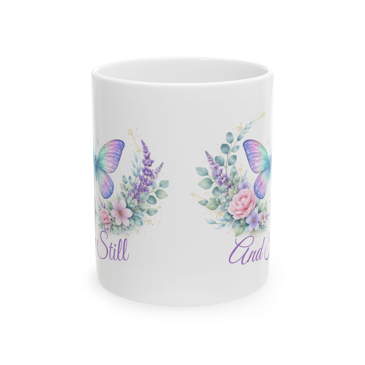 Be Still & Know Butterfly Mug (11oz/15oz)