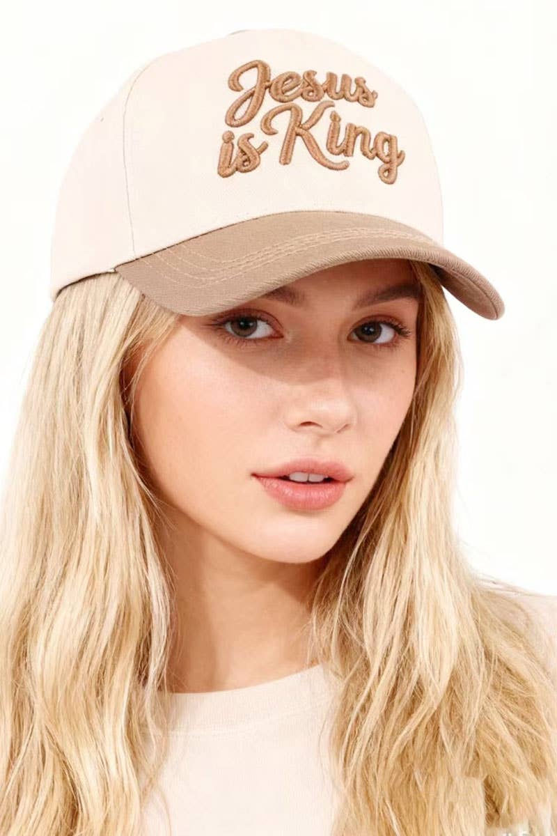 Jesus Is King Ball Cap
