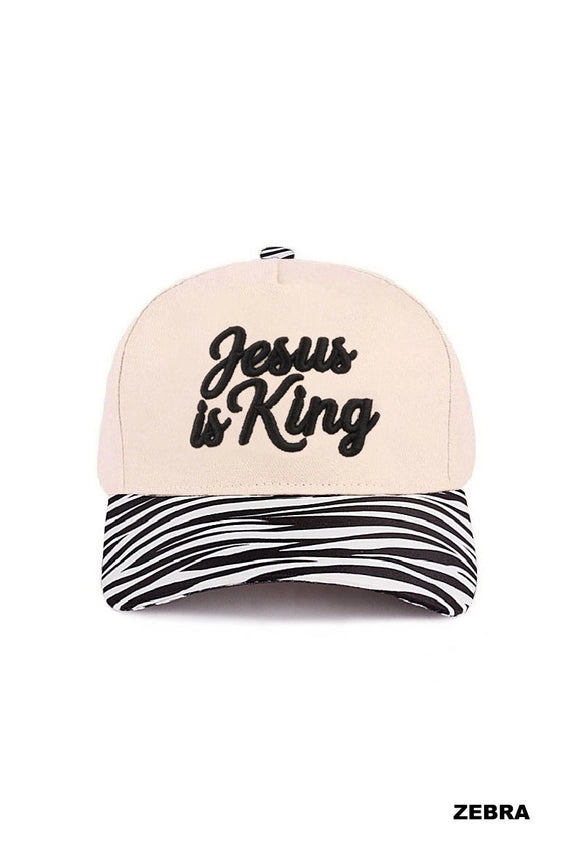 Jesus Is King Ball Cap
