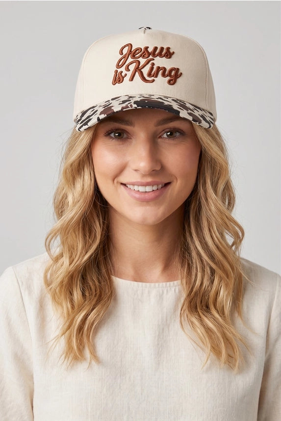 Jesus Is King Ball Cap