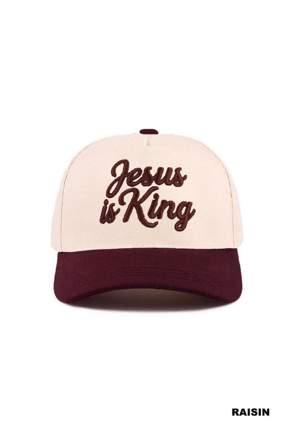 Jesus Is King Ball Cap