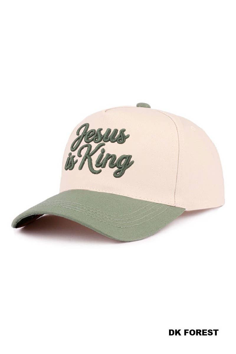 Jesus Is King Ball Cap