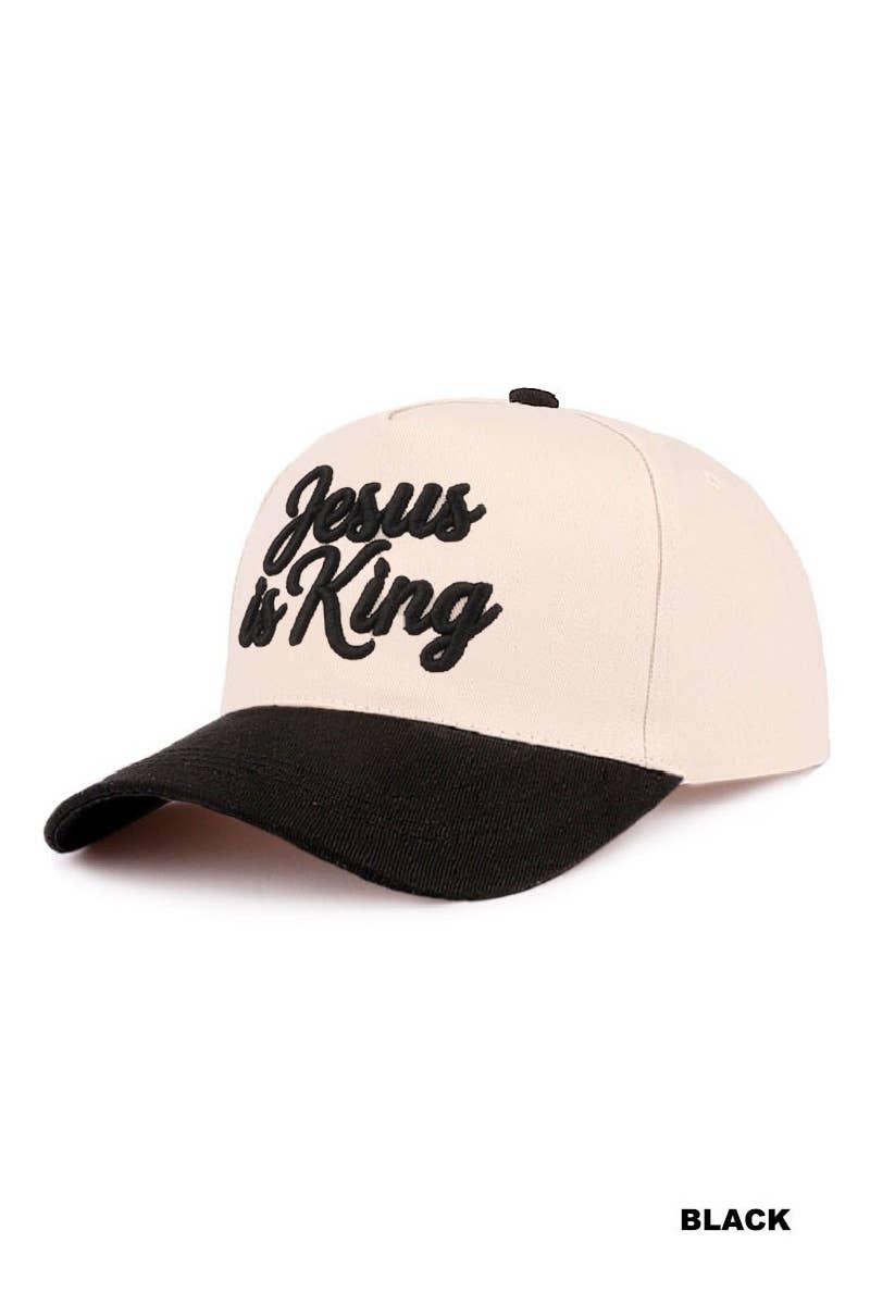 Jesus Is King Ball Cap