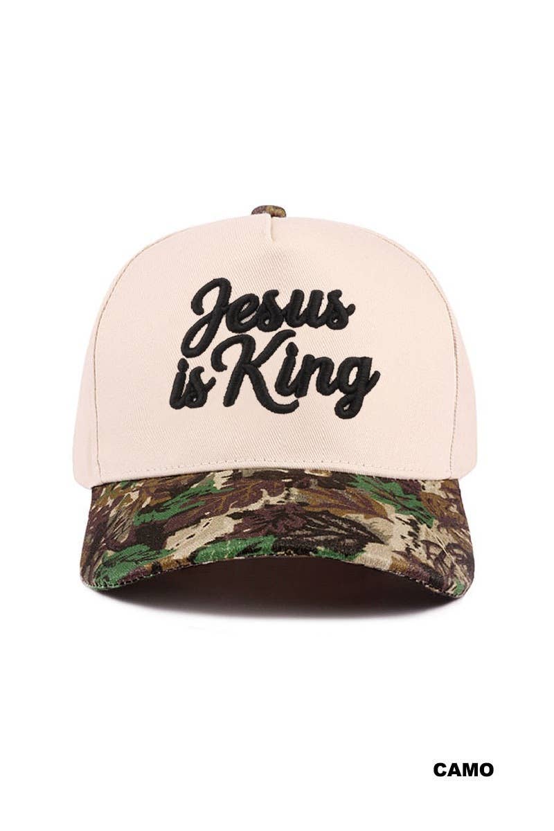 Jesus Is King Ball Cap
